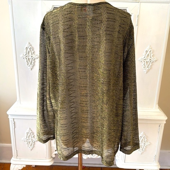 J. Ribkoff Couture Shimmer Sheer Cardigan - Picture 7 of 12
